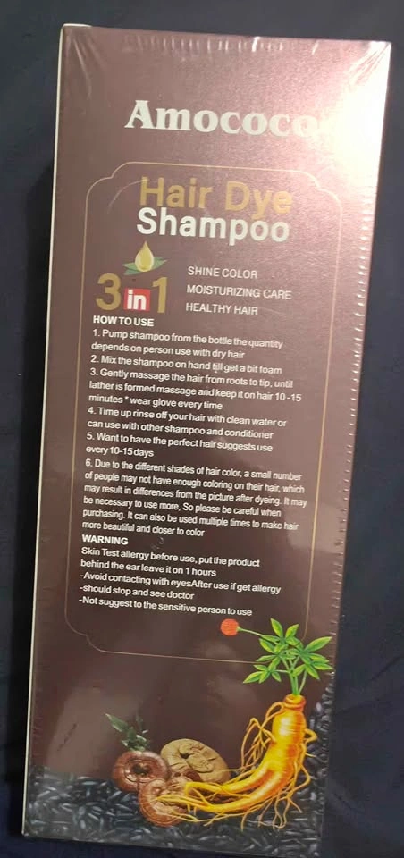 Amococo Hair Dye Shampoo Brown Colour - photo 4