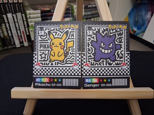 4x SR Pokémon Mengka 2.0 Cards Gengar Pikachu Goldeen Jirachi - photo 2