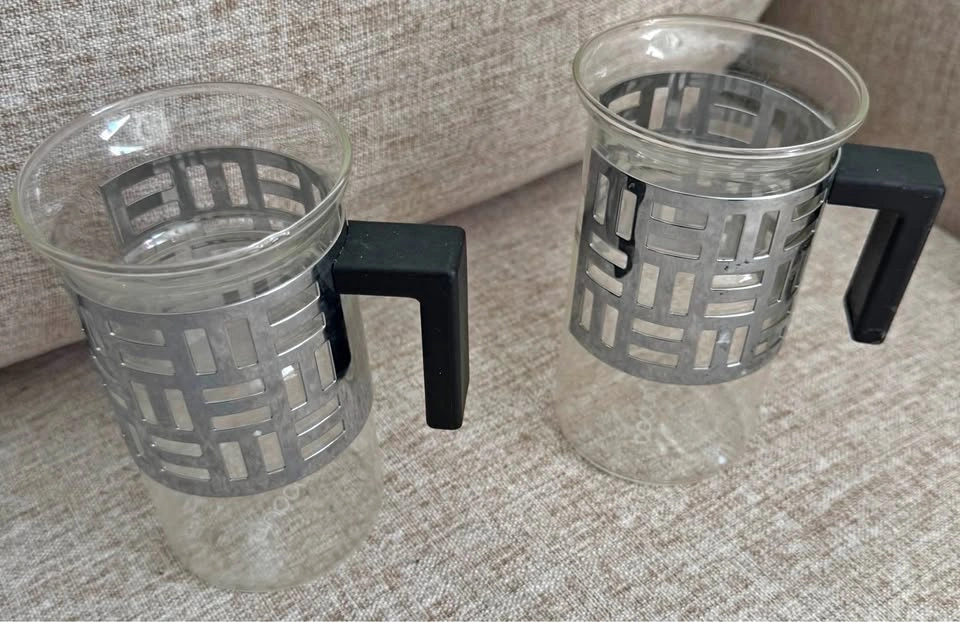 Bodum Glass Coffee Mugs + Stainless Steel Insulated Travel Mugs