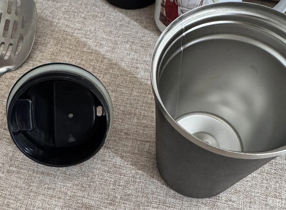Bodum Glass Coffee Mugs + Stainless Steel Insulated Travel Mugs - photo 4