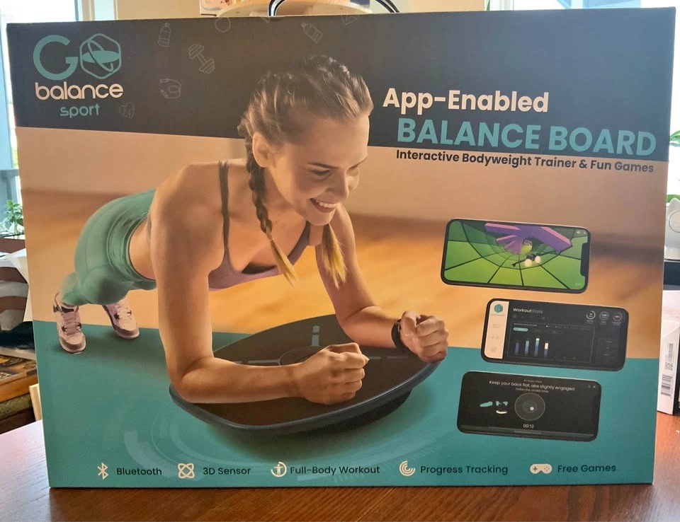 Balance Board, App-Enabled; interactive Bodyweight Trainer