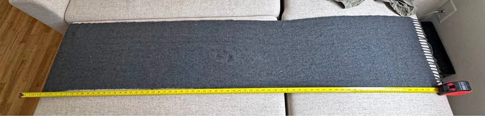 Large Winter Scarf Charcoal Grey