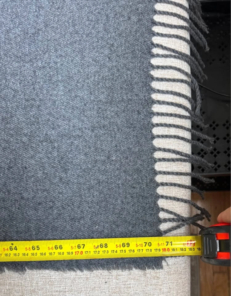 Large Winter Scarf Charcoal Grey - photo 2