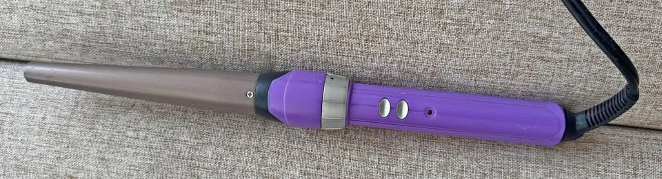 Conair Adjustable Heat Curling Wand / Hair Curler – Purple