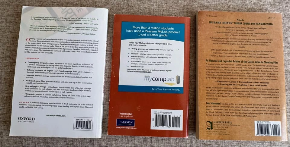 Film & Filmmaking Books – Film in Canada / Camera Course / MLA - photo 3