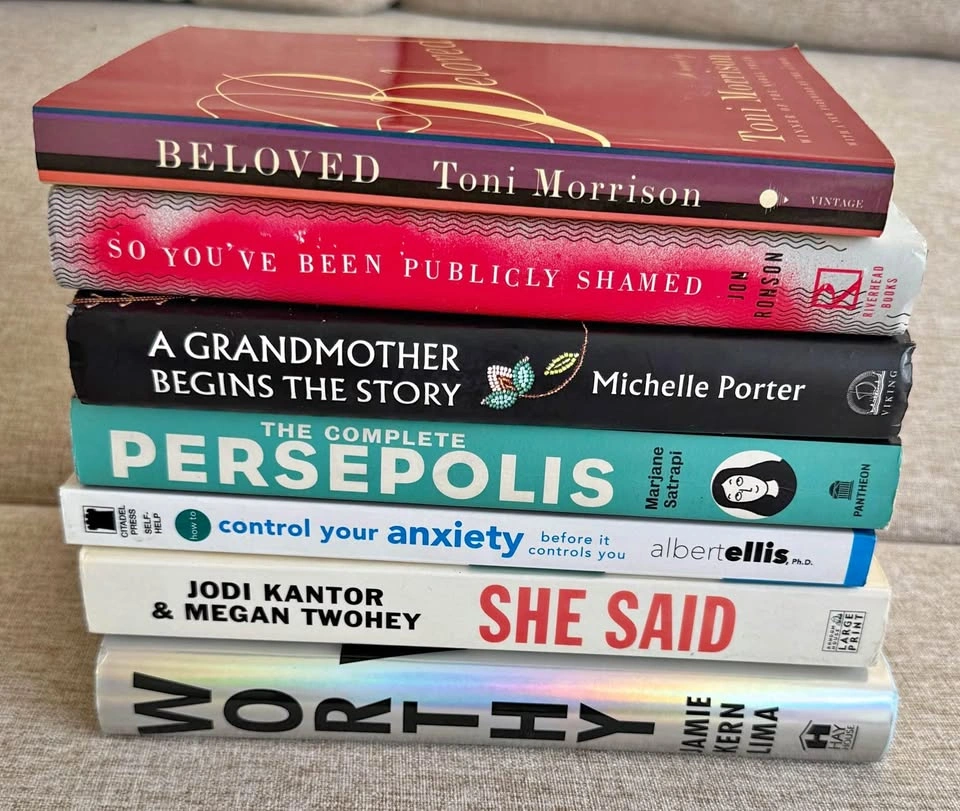 5-Book Lot – Jon Ronson, Michelle Porter, She Said & More