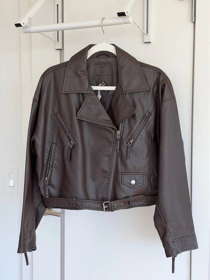 BNWT Max Studio Faux Leather Jacket - photo 2