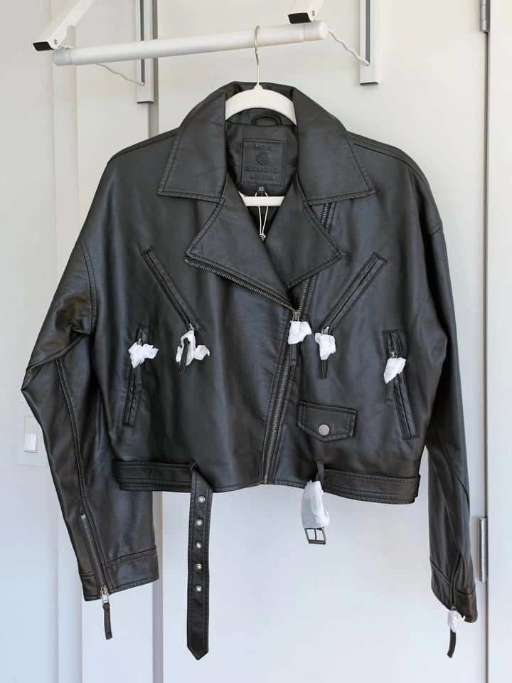 BNWT Max Studio Faux Leather Jacket - photo 4