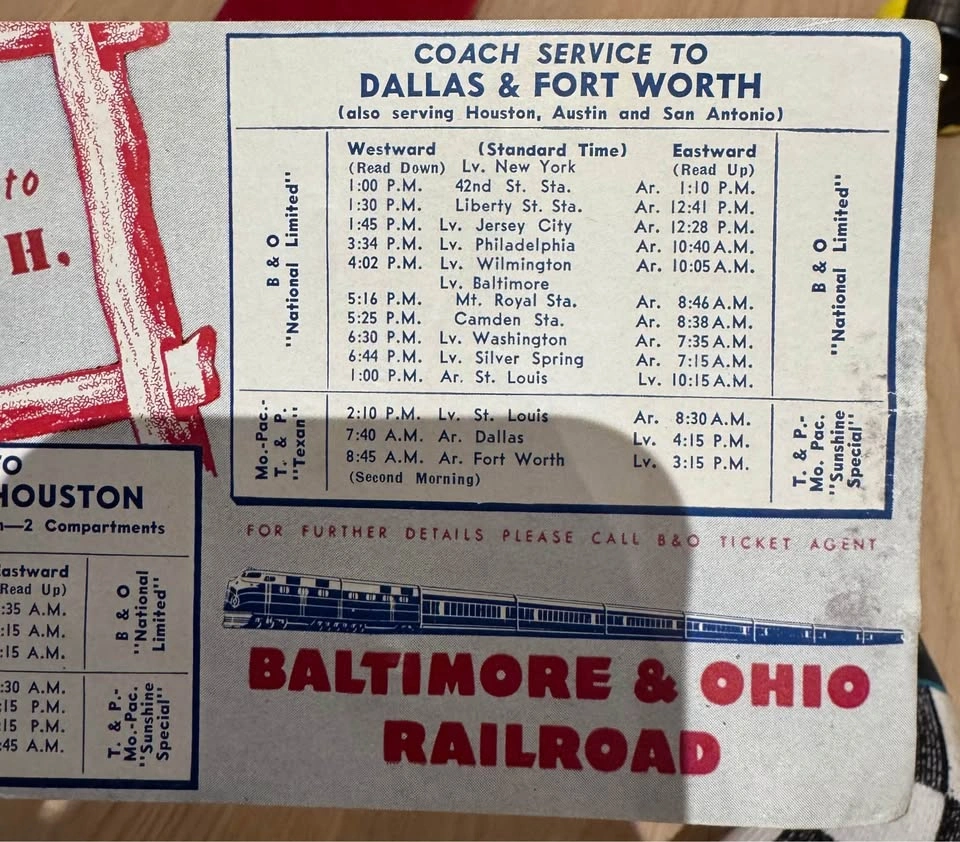 Vintage Railroad & Ice Cream Advertising Ephemera Lot - photo 3