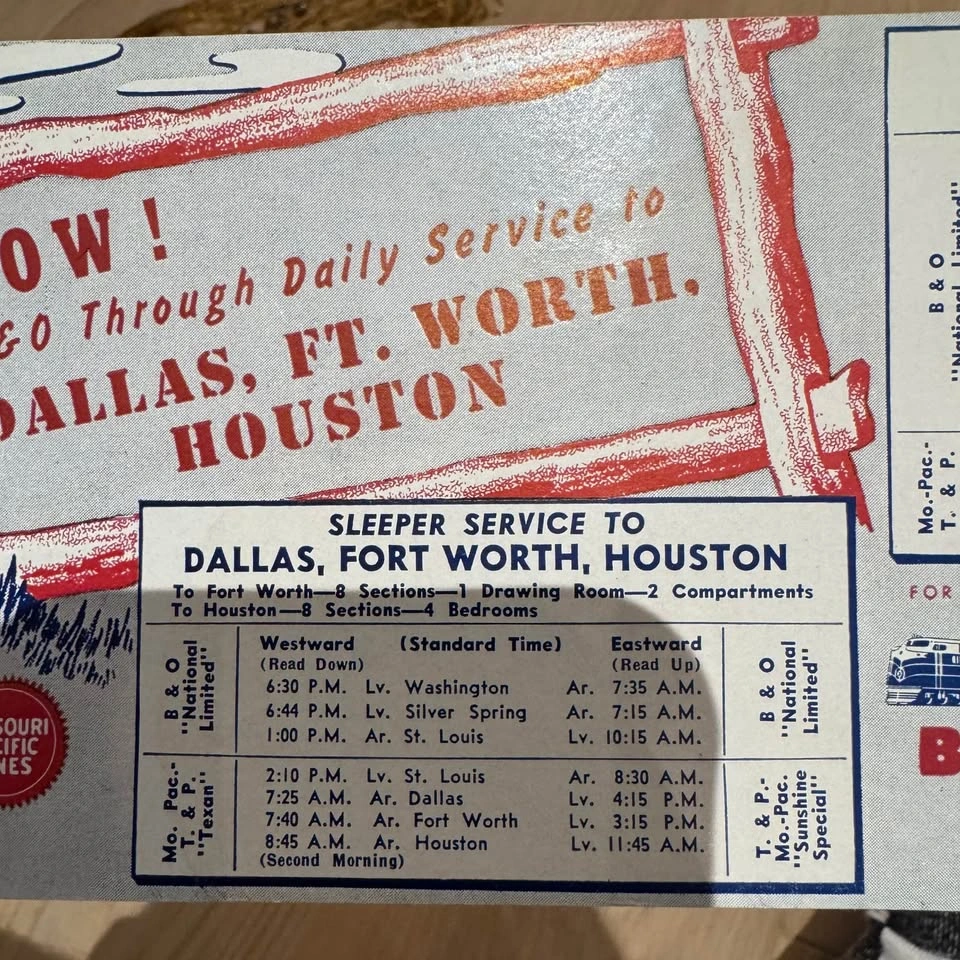 Vintage Railroad & Ice Cream Advertising Ephemera Lot - photo 4