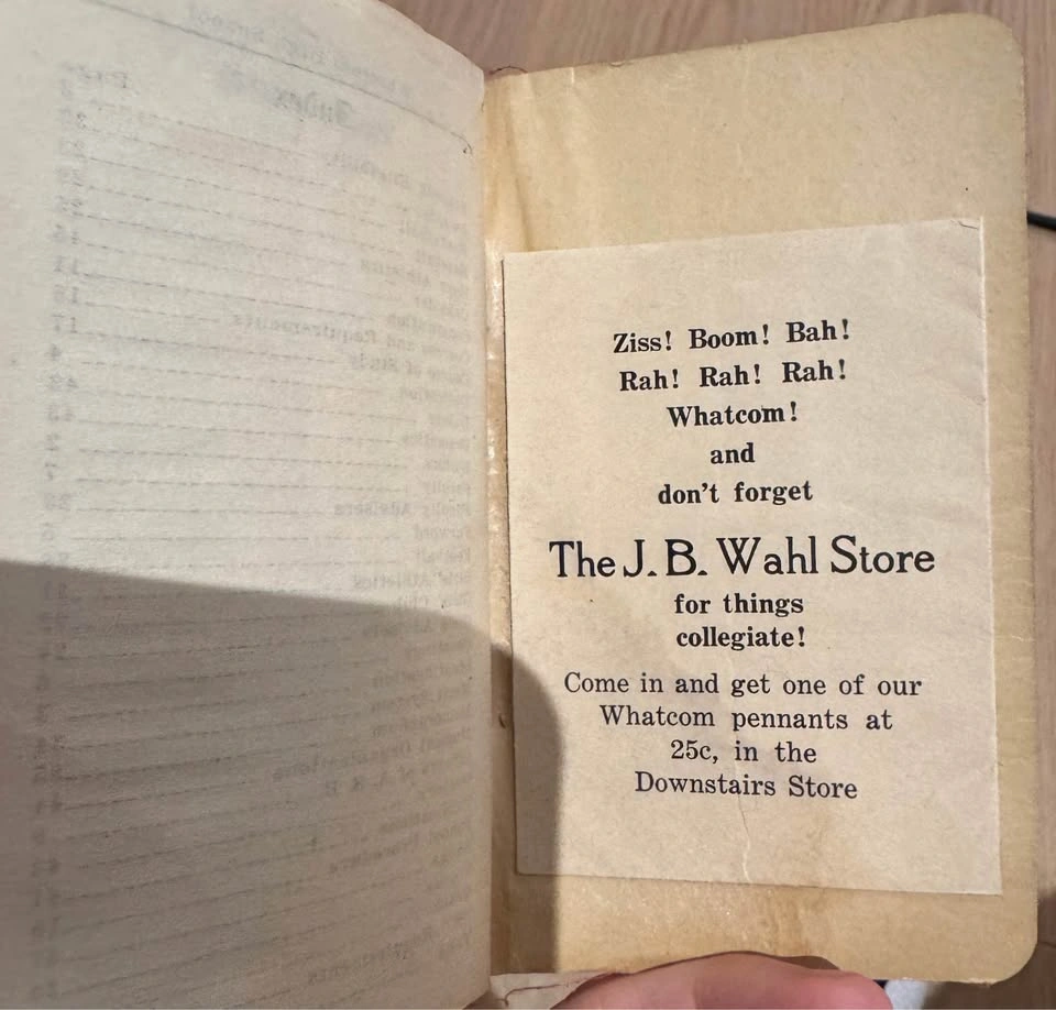 1928 First Edition “W” Book – Whatcom High School - photo 4