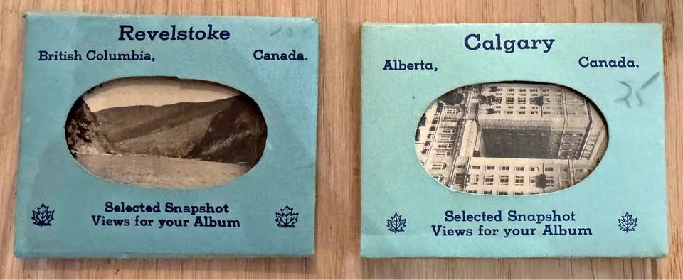 Vintage Canadian Snapshot Photo Albums – Calgary & Revelstoke