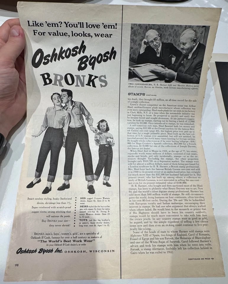 Vintage 1950s–1960s Magazine Advertisement Pages Lot - photo 2