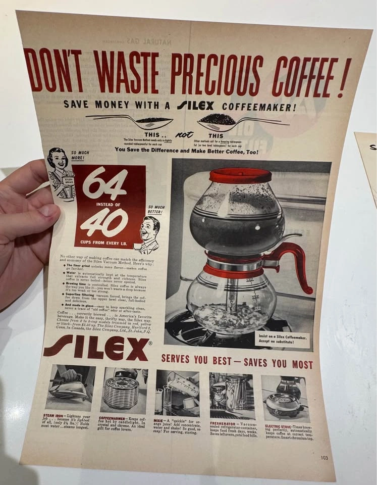Vintage Tide & Silex Kitchen Advertising Lot (2 Ads, 1950s) - photo 3