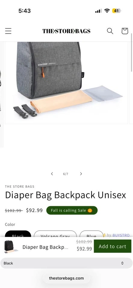 NEW Grey diaper bag - photo 3