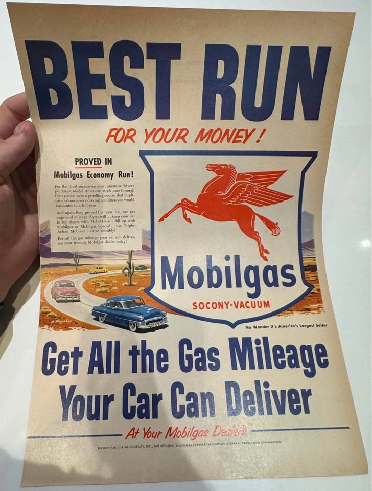 Vintage Mobilgas Pegasus Original Magazine Ads (2) - photo 4