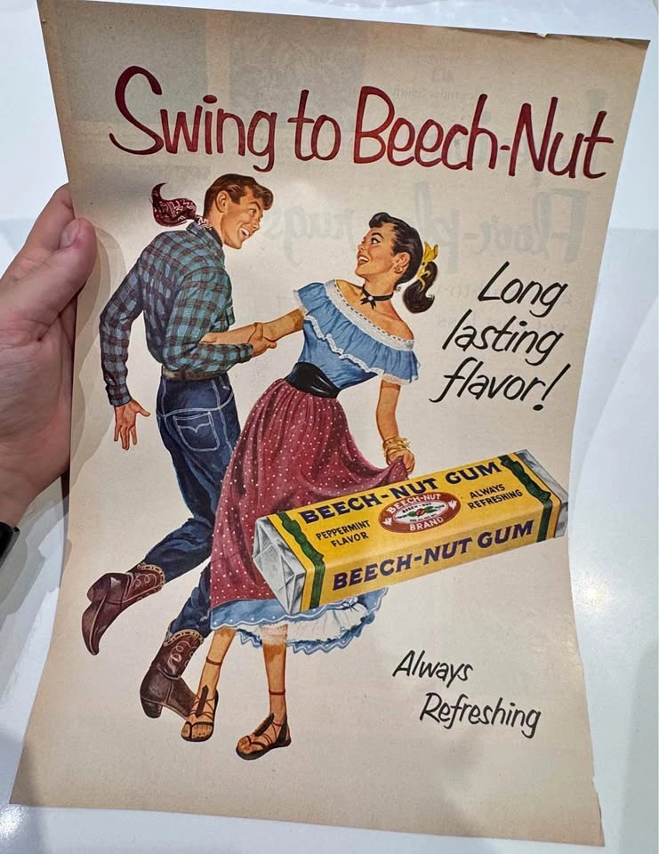 Vintage Household Advertising Lot: Beech-Nut, Pond's, Colgate