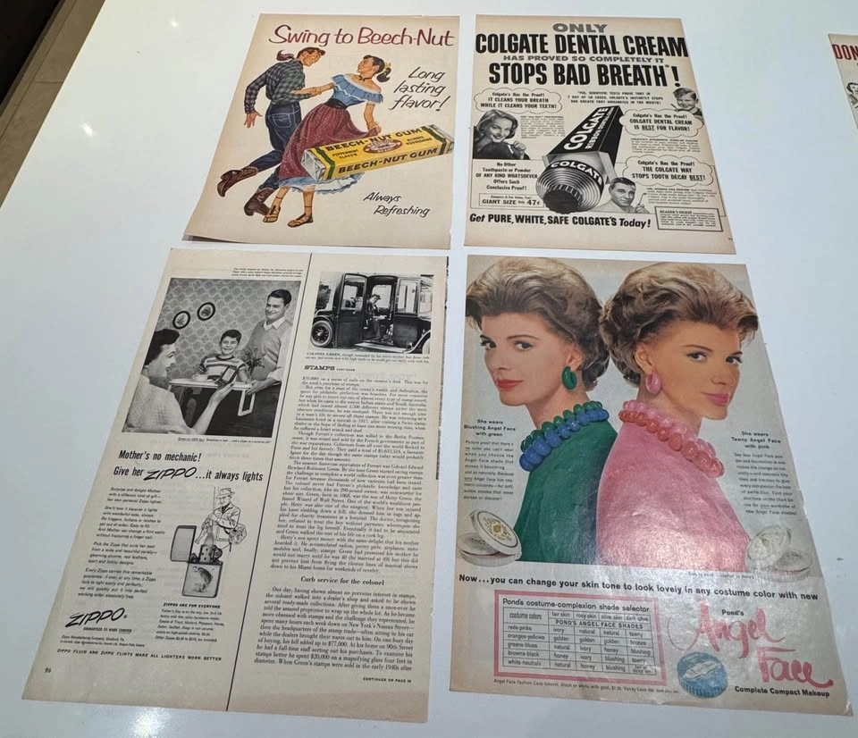 Vintage Household Advertising Lot: Beech-Nut, Pond's, Colgate - photo 3