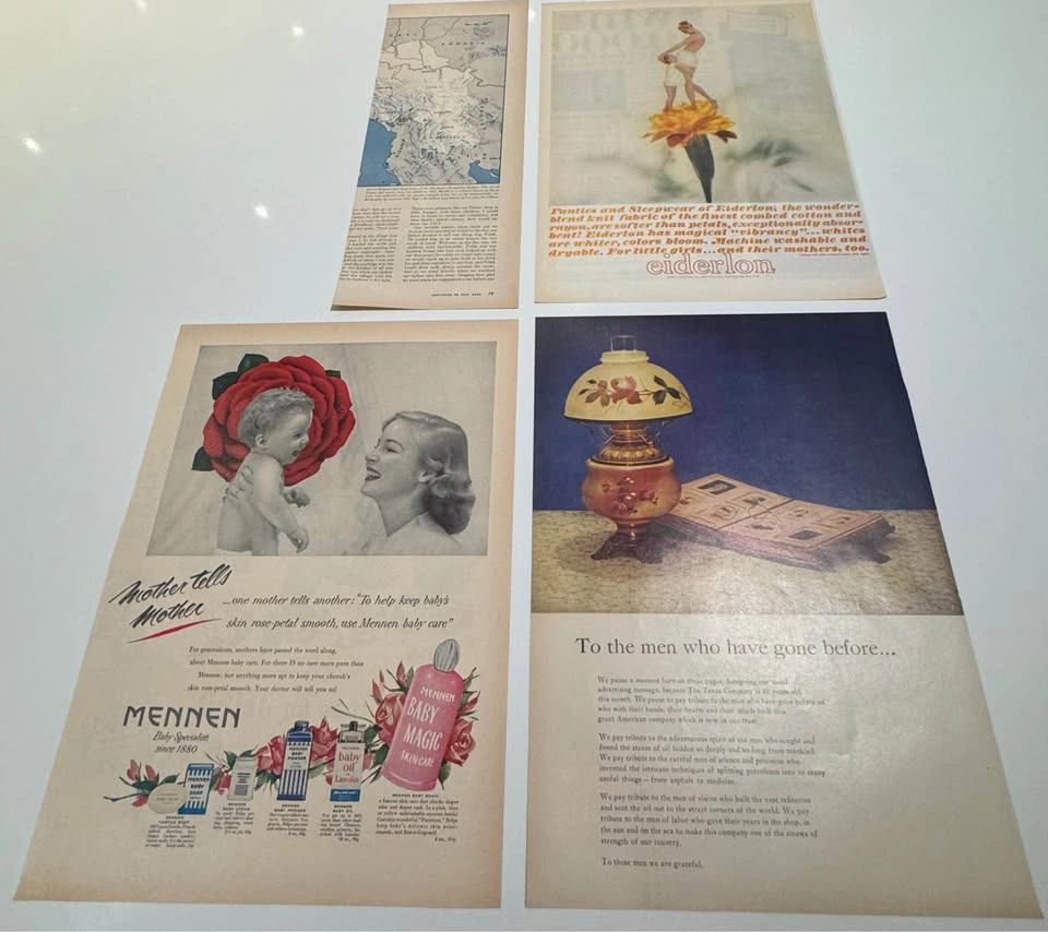 Vintage 1950s Food Advertising Magazine Pages Lot - photo 2
