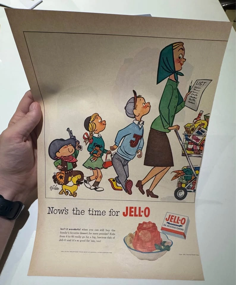 Vintage 1950s Food Advertising Magazine Pages Lot - photo 4