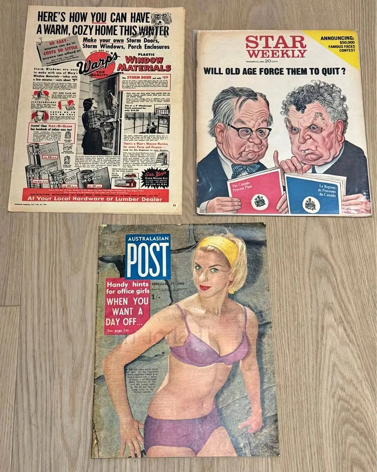Vintage 1957–1965 Magazine & Advertising Lot