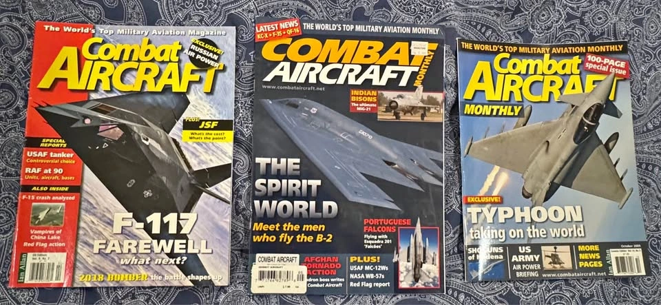 Combat Aircraft & Canadian Aviator Magazine Lot (5)