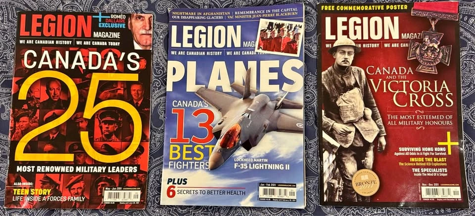 Lot of 4 Legion Magazine Military History Issues