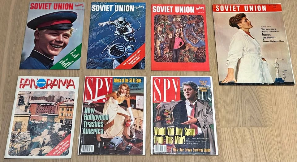 Vintage Soviet Union & Spy Magazine Collection (1969–1995)