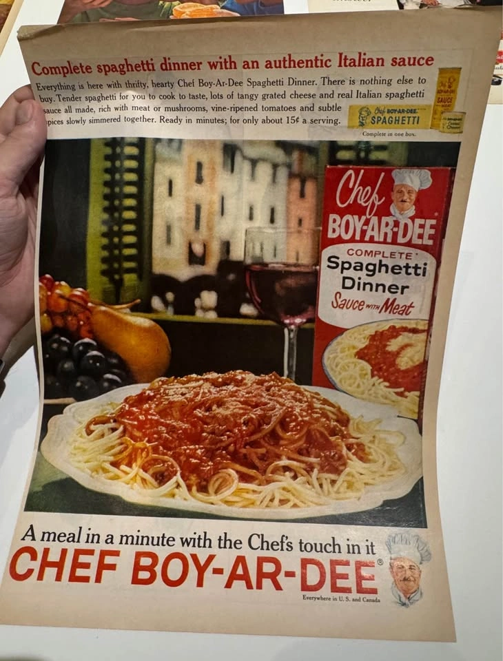 Vintage Food Advertising Lot - 6 Original Magazine Ads - photo 3