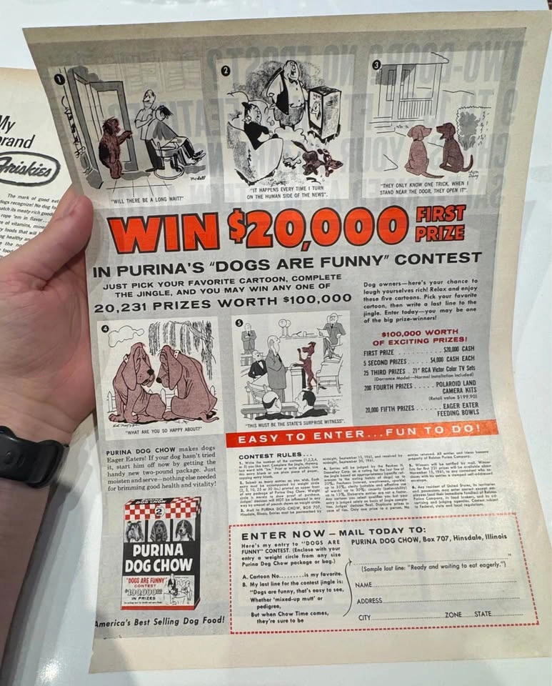 Vintage Dog Food Advertising Lot (4 Original Magazine Ads) - photo 3
