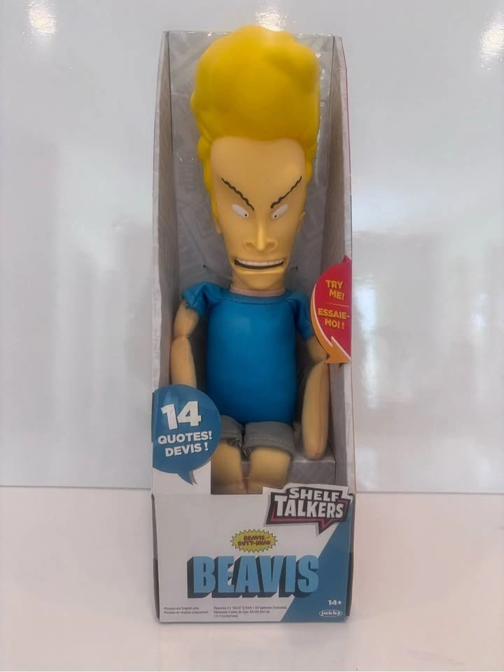 Beavis and butthead shelf talkers beavis figure tested and worki