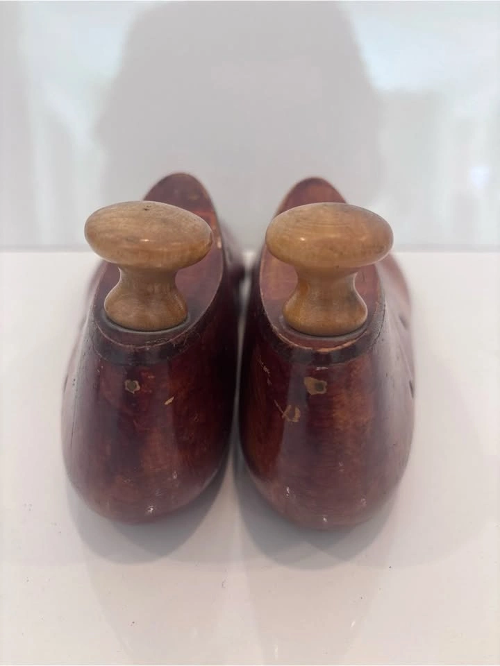 Antique The Slater Shoe Montreal wooden shoe tree forms - photo 4