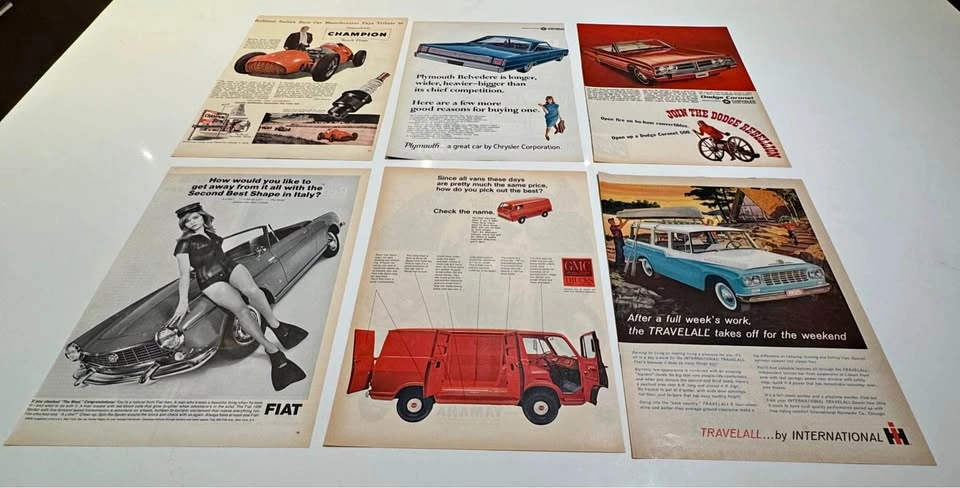 Vintage Automobile & Motorcycle Magazine Advertisements