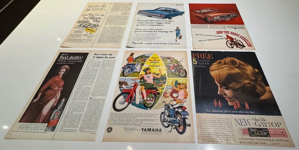 Vintage Automobile & Motorcycle Magazine Advertisements - photo 2