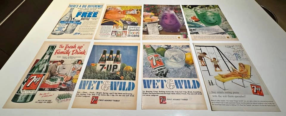 Vintage 7-Up, Kool-Aid & Canada Dry Advertising Collection