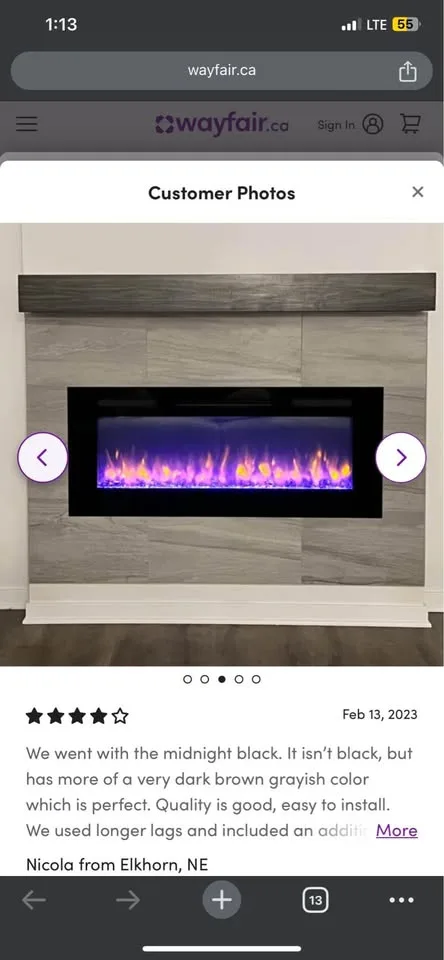 Modern Farmhouse Fireplace Shelf Mantel 72x9 image indicator(2)