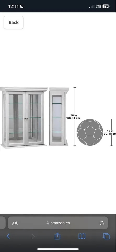 Design Toscano Wall Curio Cabinet: Lily Finish, White image indicator(6)