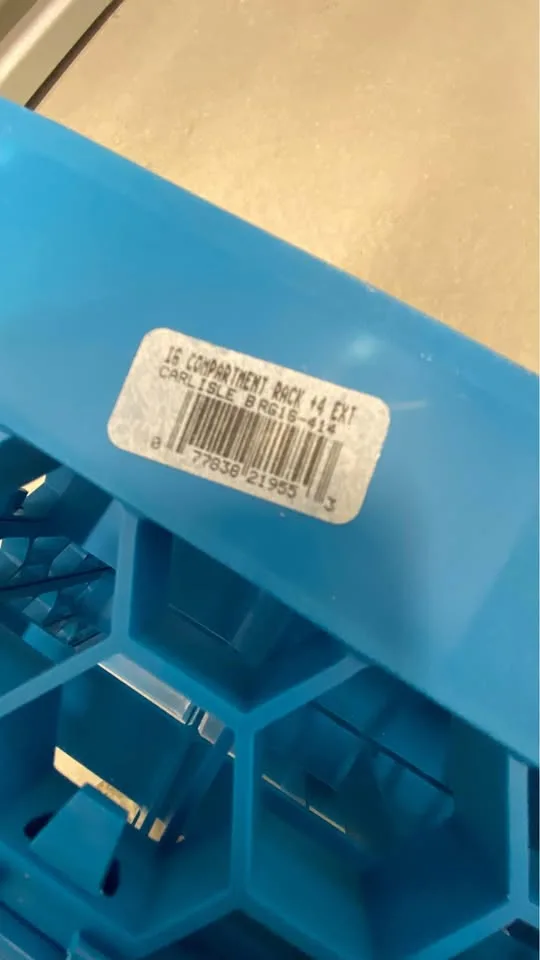 Carlisle Glass Rack 16 Compartments with 3 Extenders image indicator(2)