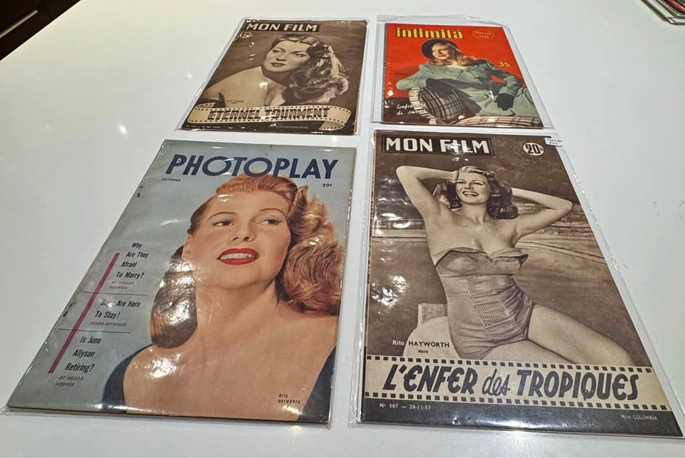 Vintage Hollywood Magazine Lot (1950–1957) - 4 Issues