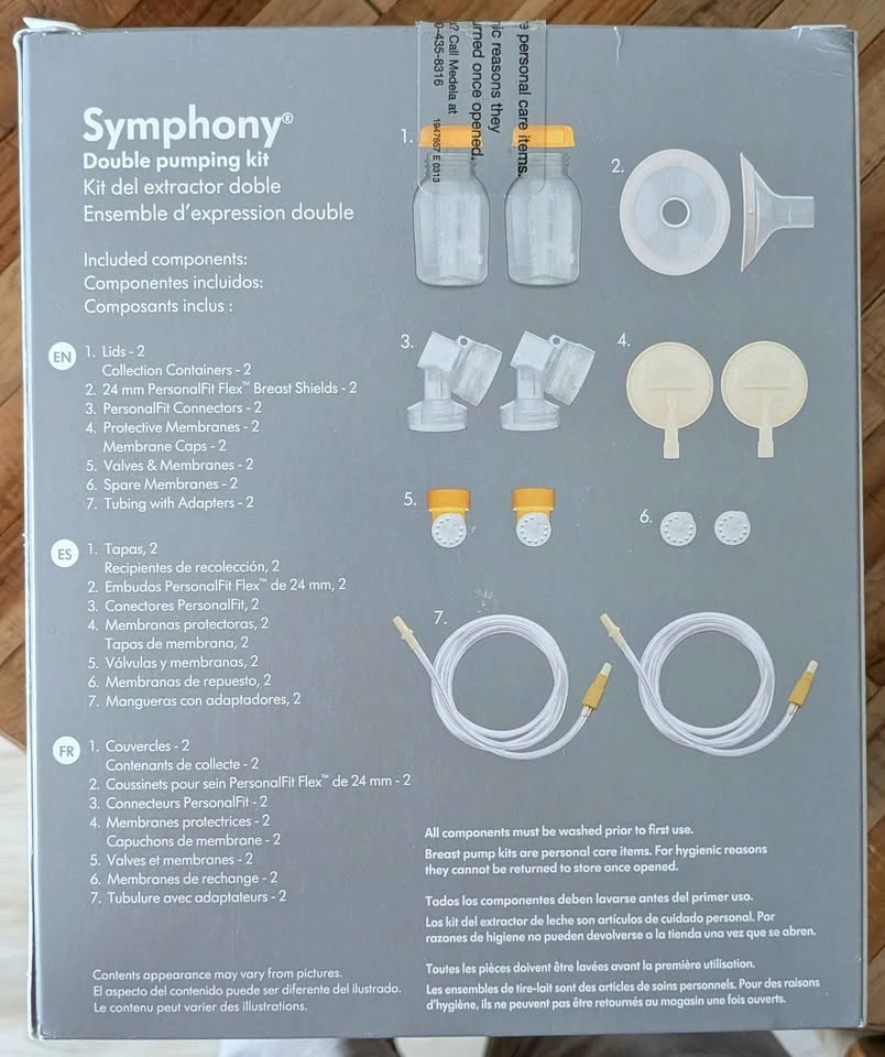 Medela Symphony pumping kit - photo 3