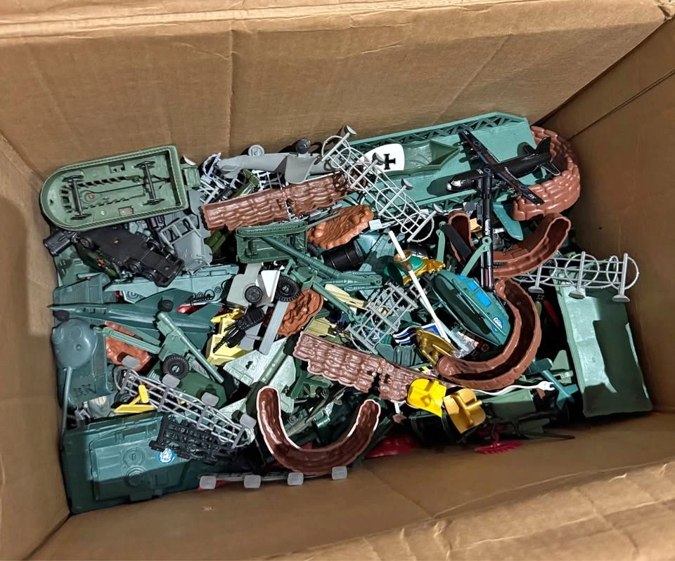 Large Military Toy Lot – Tanks, Aircraft, Vehicles & More