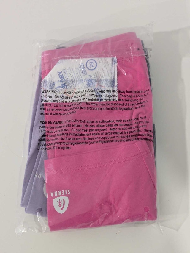 Sierra Designs Girl's Jersey Knit Short, 3-pack, Size 6 - photo 2