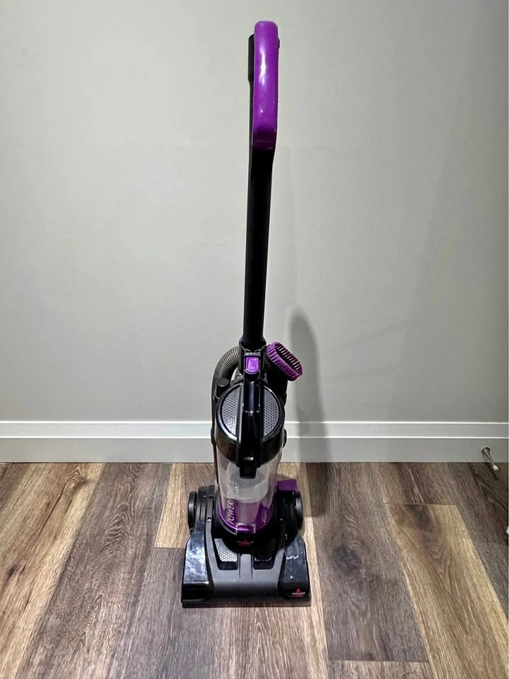 BISSELL PowerForce Compact Upright Vacuum – Black & Purple