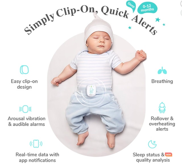 Sense-U Pro Baby Breathing Movement & Sleep Position Monitor - photo 2