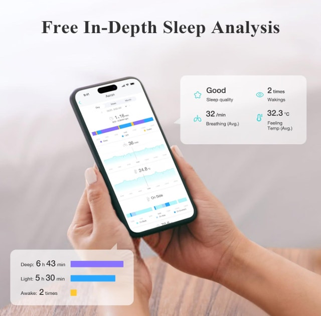 Sense-U Pro Baby Breathing Movement & Sleep Position Monitor - photo 4