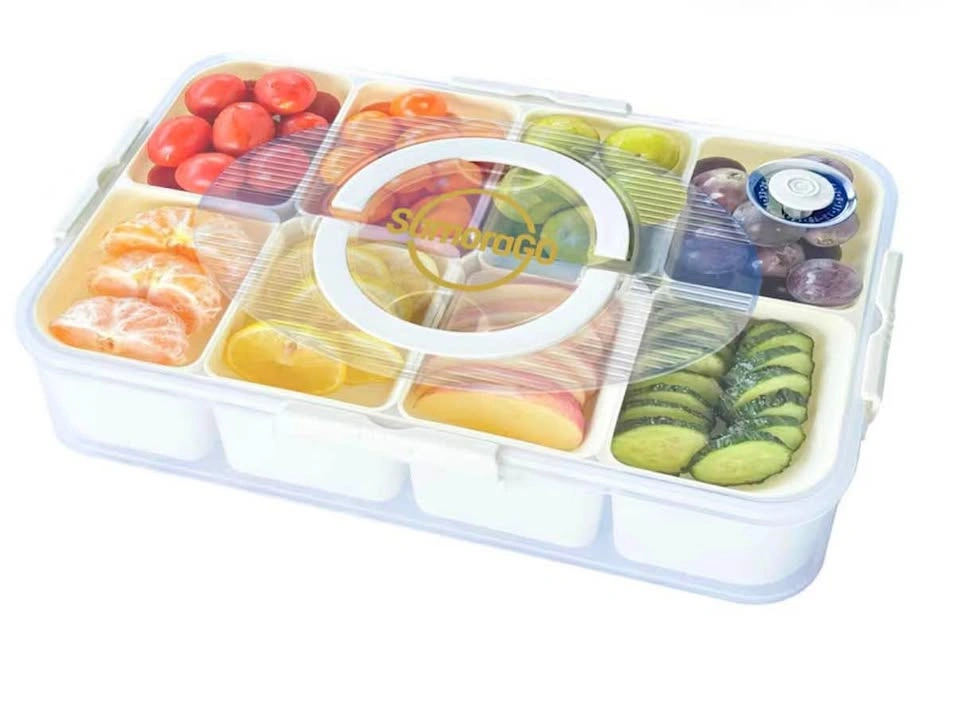 NEW SamoraGO Snack Box, 8 compartments - 2 available