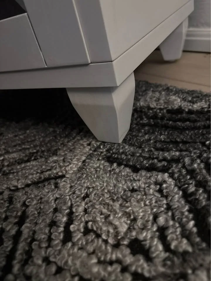 Wooden Accent Table with Storage Drawer and Glass Door image indicator(4)