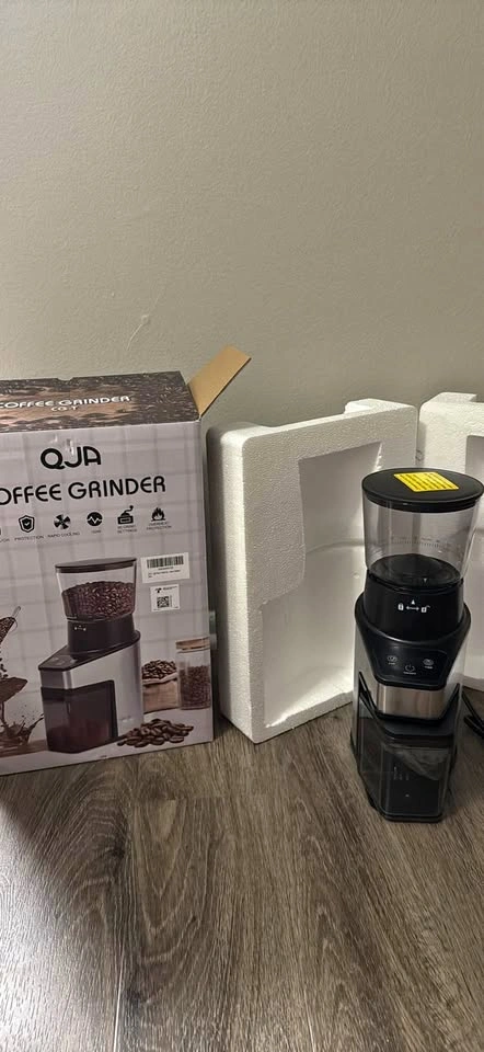 New coffee grinder in box