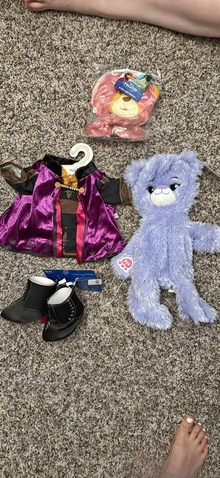 build a bear frozen set new
