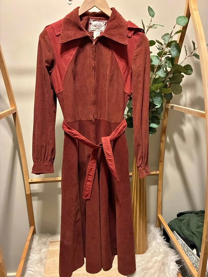Vintage Wallis 70’s 100% Cotton Dress size 10